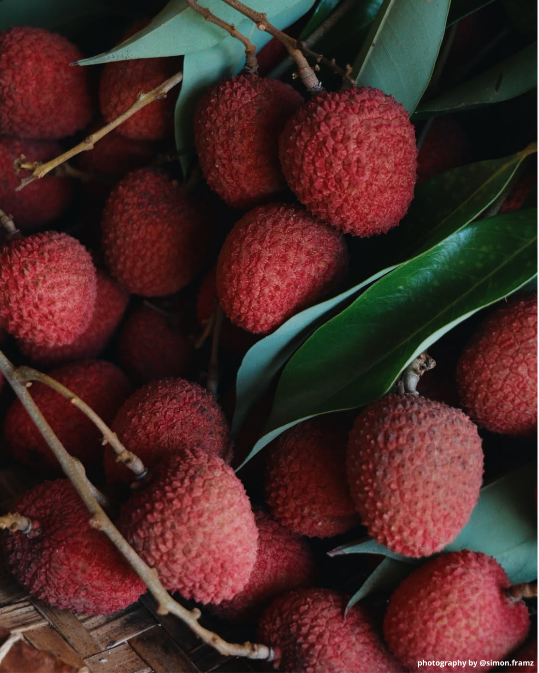 Letchis frais de La Réunion